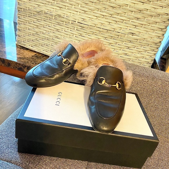 Preowned authentic gucci fur loafer size 39Women - Picture 13 of 13